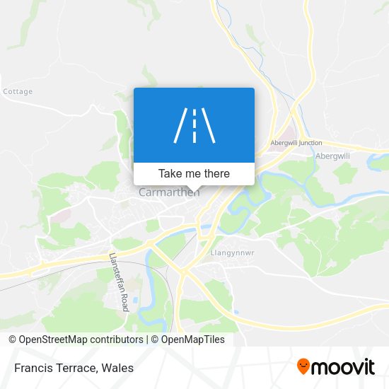 Francis Terrace map