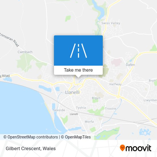 Gilbert Crescent map