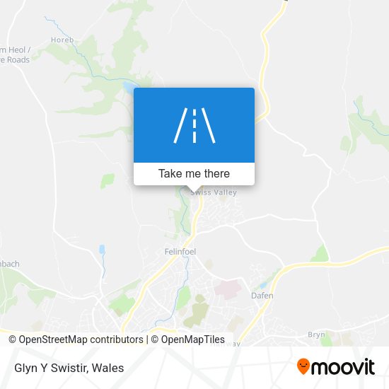 Glyn Y Swistir map