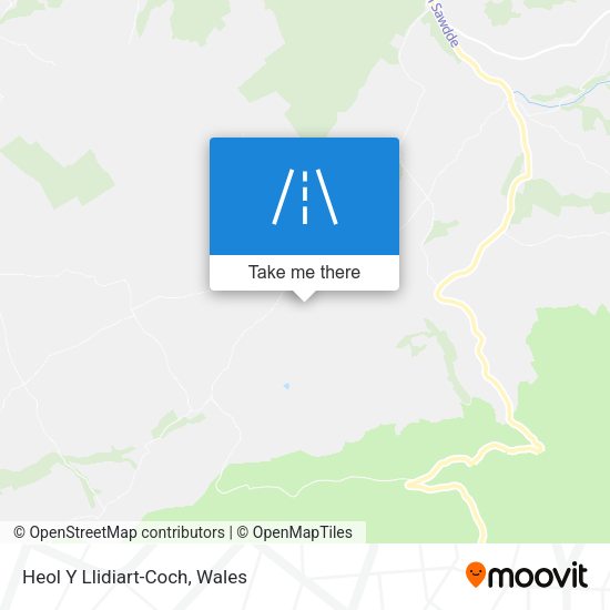 Heol Y Llidiart-Coch map