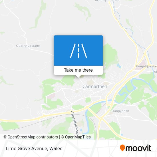 Lime Grove Avenue map