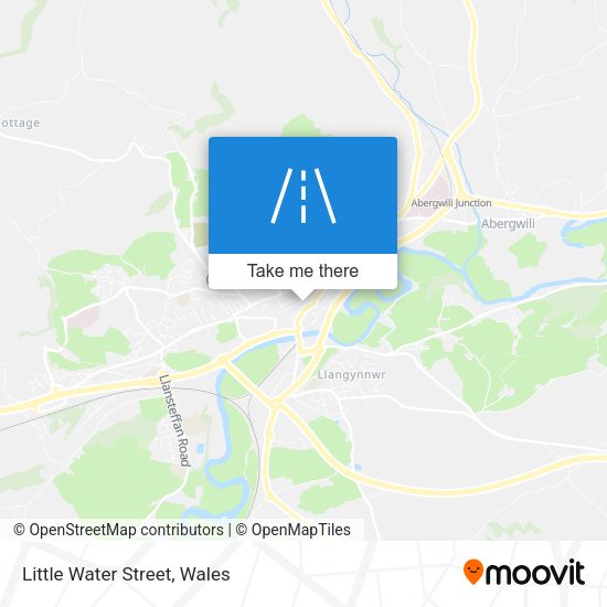 Little Water Street map