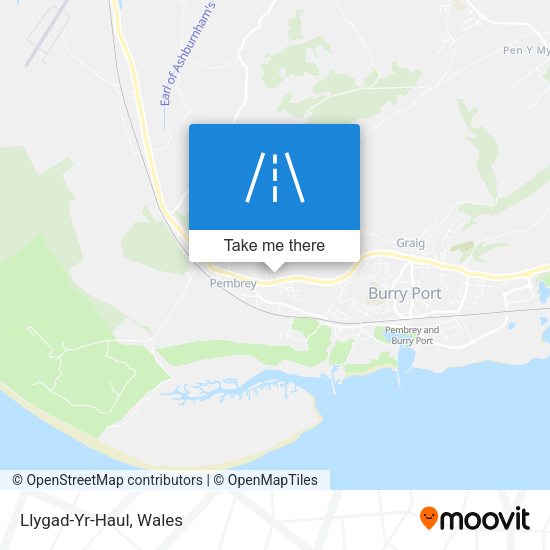 Llygad-Yr-Haul map