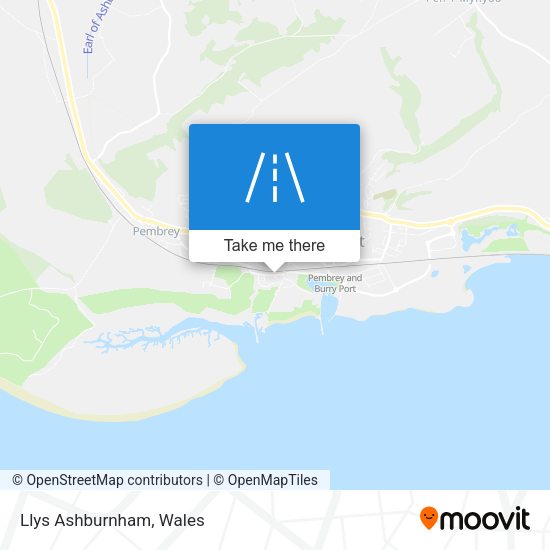 Llys Ashburnham map