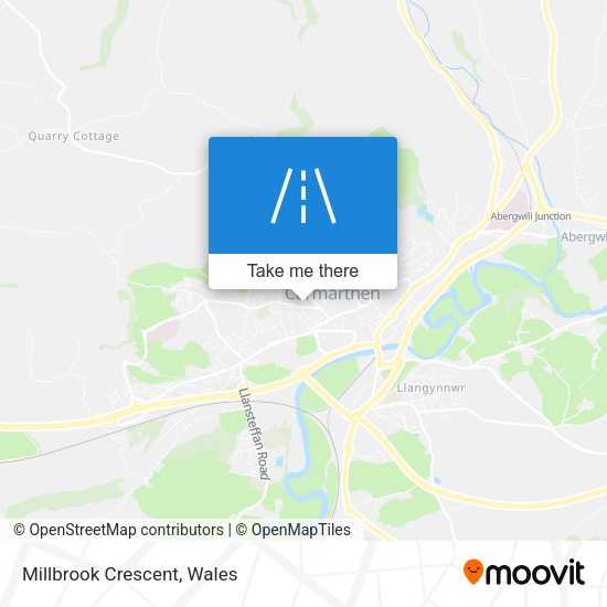 Millbrook Crescent map
