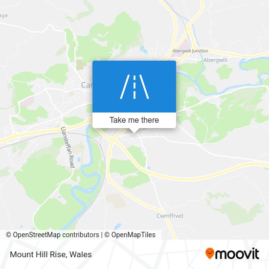 Mount Hill Rise map