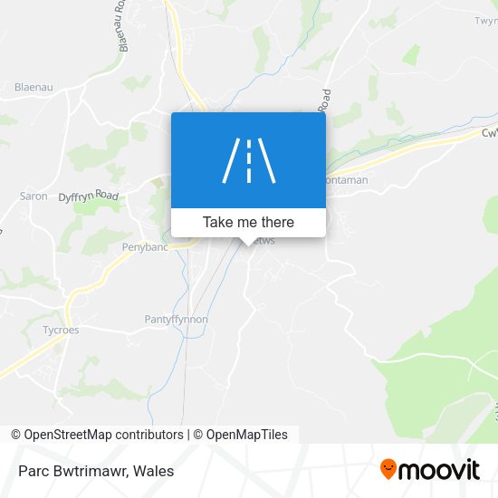 Parc Bwtrimawr map