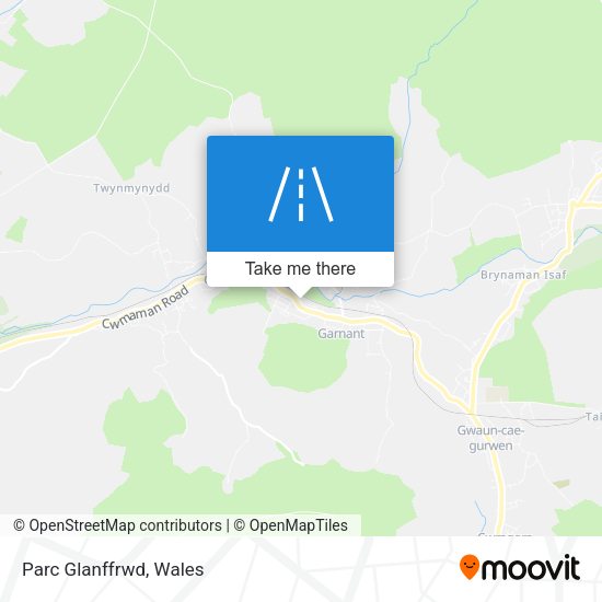 Parc Glanffrwd map