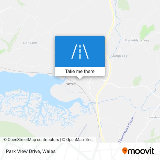 Park View Drive map