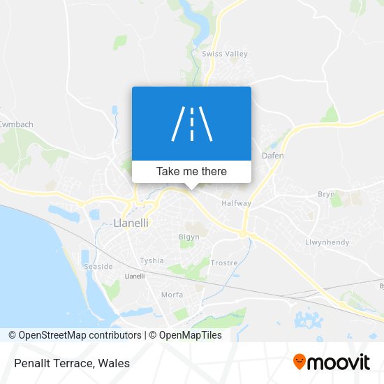 Penallt Terrace map