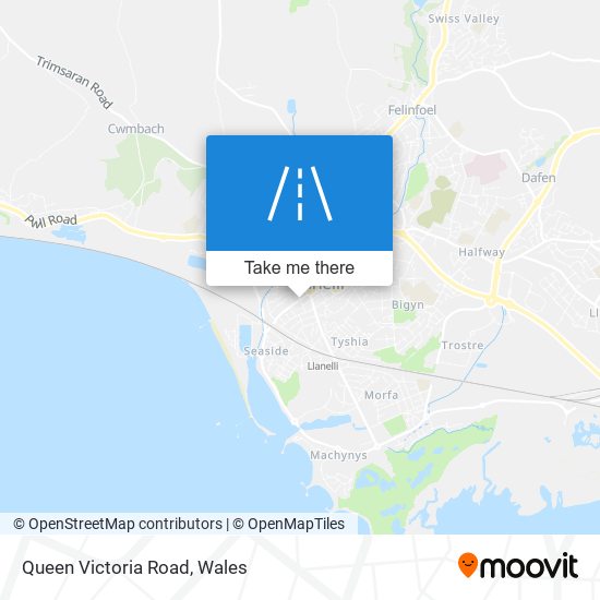 Queen Victoria Road map