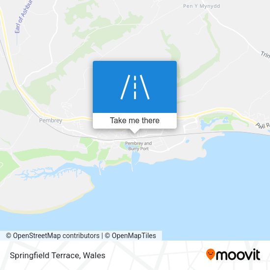 Springfield Terrace map