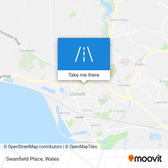 Swanfield Place map