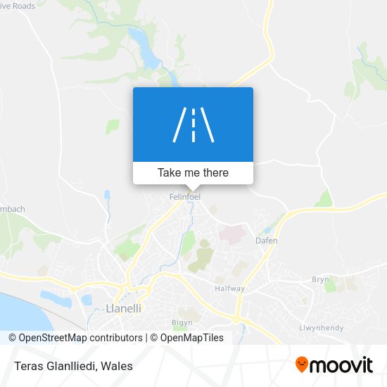 Teras Glanlliedi map