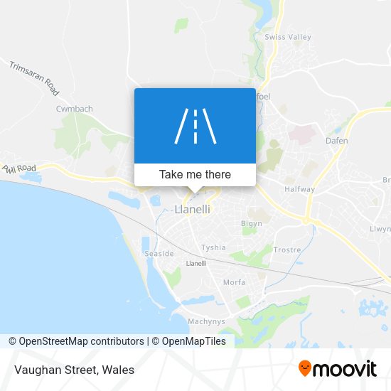 Vaughan Street map