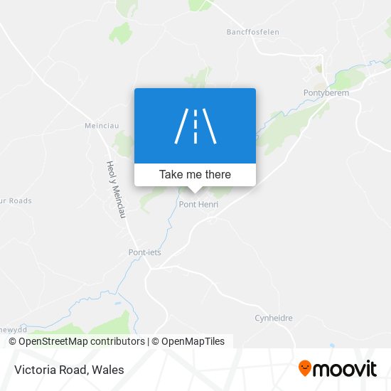 Victoria Road map