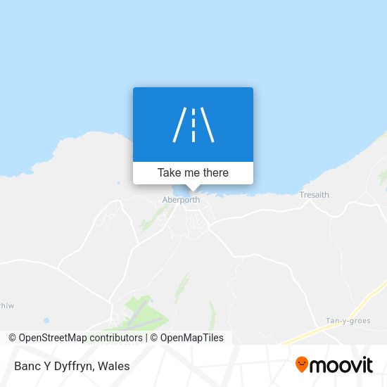 Banc Y Dyffryn map