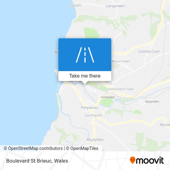 Boulevard St Brieuc map