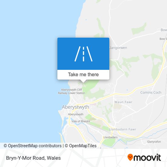 Bryn-Y-Mor Road map