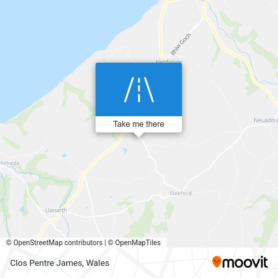 Clos Pentre James map