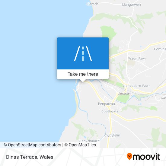 Dinas Terrace map