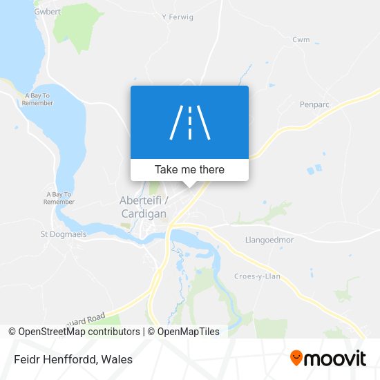 Feidr Henffordd map