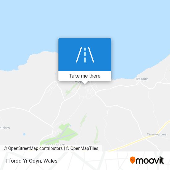 Ffordd Yr Odyn map