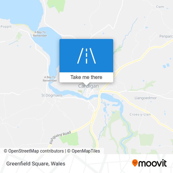 Greenfield Square map