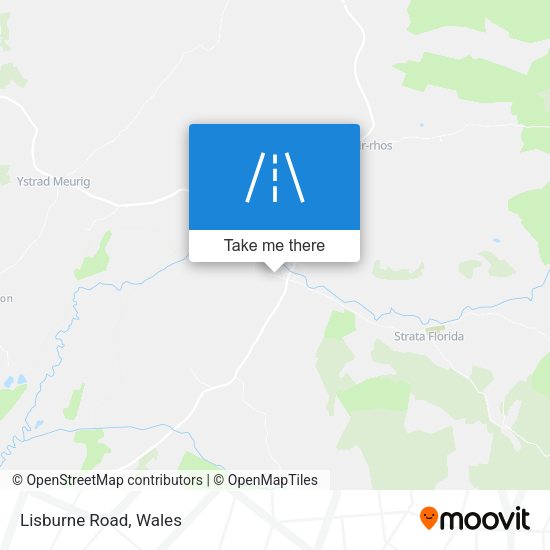 Lisburne Road map