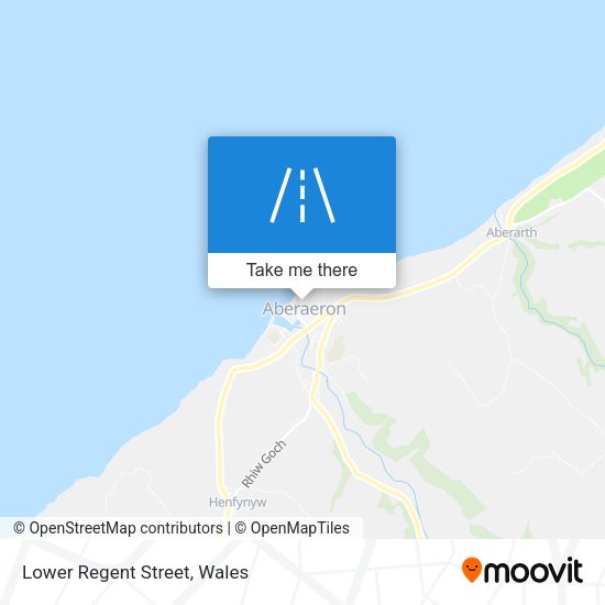 Lower Regent Street map
