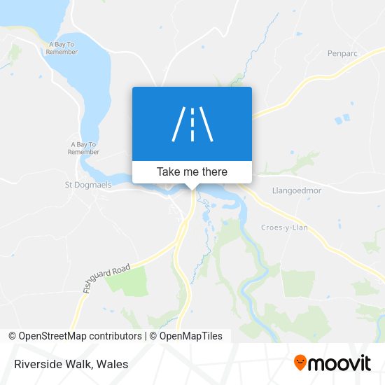 Riverside Walk map