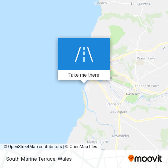 South Marine Terrace map