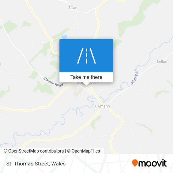 St. Thomas Street map