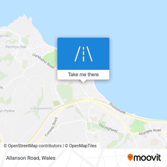 Allanson Road map
