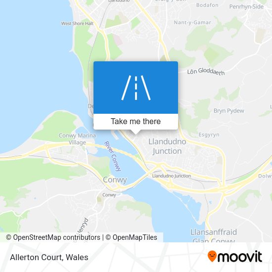 Allerton Court map