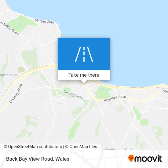 Back Bay View Road map