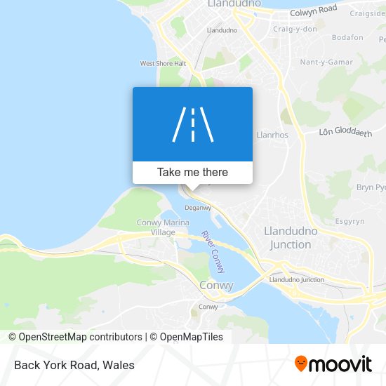 Back York Road map