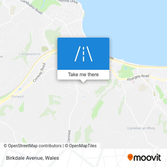 Birkdale Avenue map