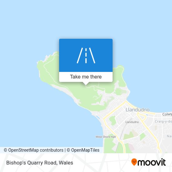 Bishop's Quarry Road map