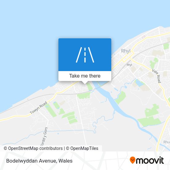 Bodelwyddan Avenue map