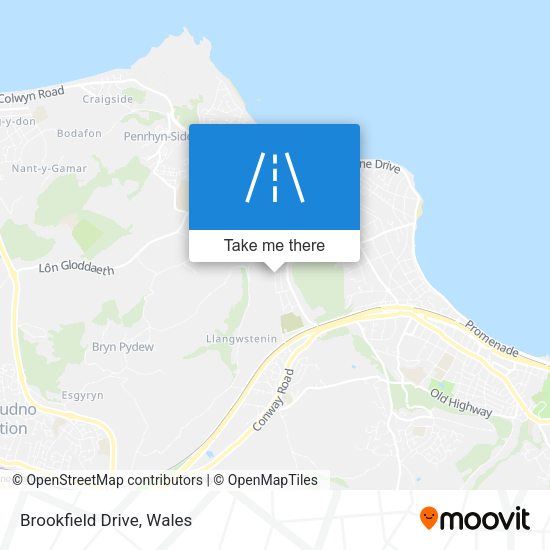 Brookfield Drive map