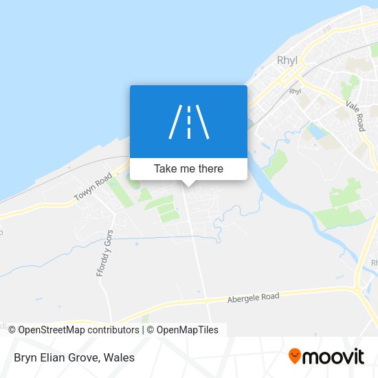 Bryn Elian Grove map