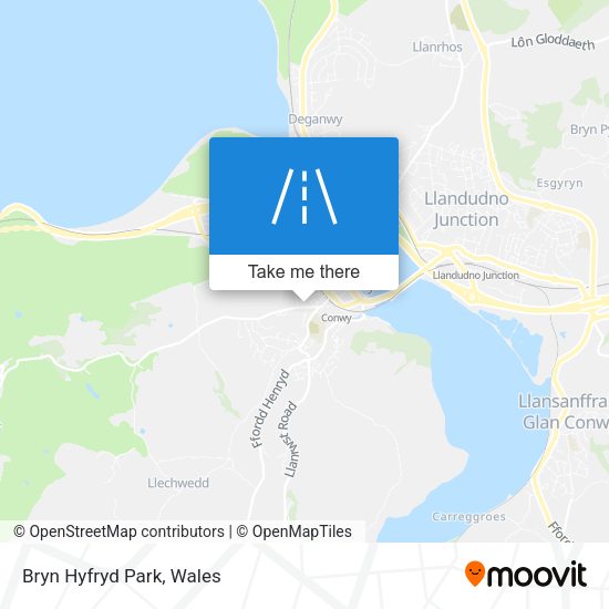 Bryn Hyfryd Park map