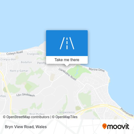 Bryn View Road map