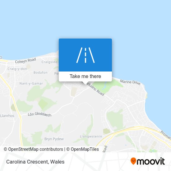 Carolina Crescent map