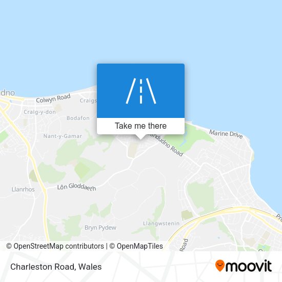 Charleston Road map