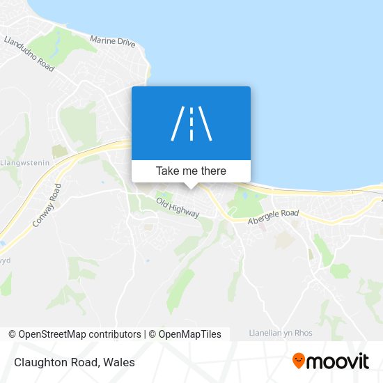 Claughton Road map