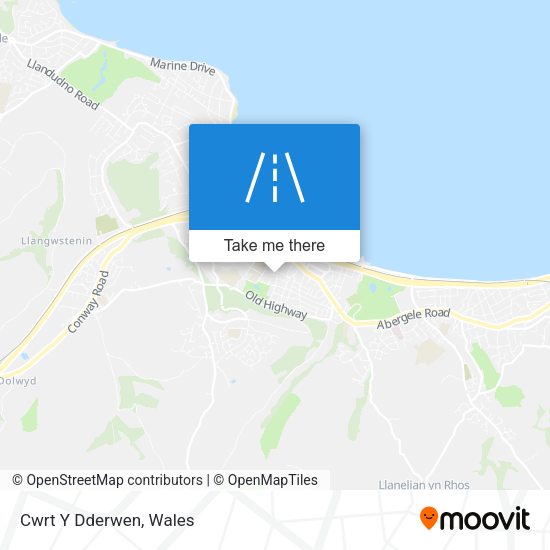 Cwrt Y Dderwen map
