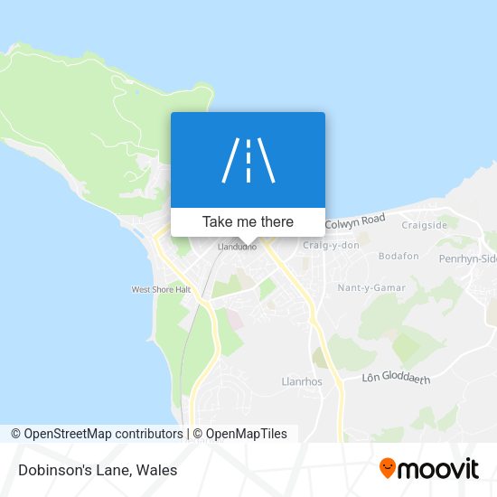 Dobinson's Lane map