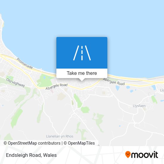 Endsleigh Road map
